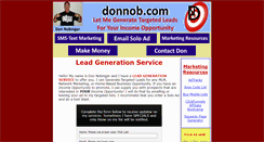 Desktop Screenshot of donnob.com