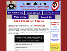 Tablet Screenshot of donnob.com